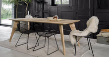 Aurora Extendable Dining Table in Cotton Oak by S10Home