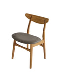 Eva Walnut Dining Chair Leather by S10Home