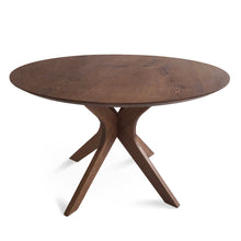 Round Dining Table Extendable in Solid Oak | S10Home