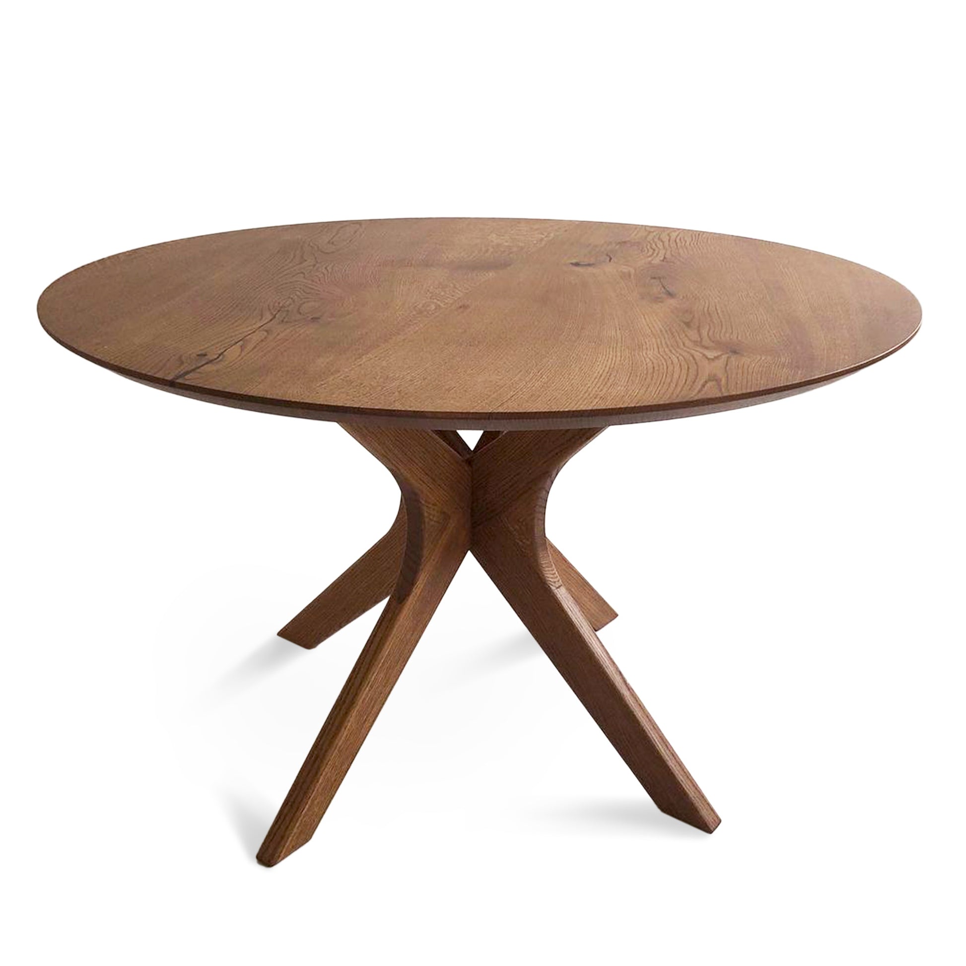 Round Dining Table Extendable in Solid Oak | S10Home