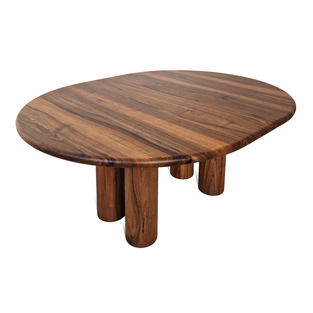 Ella Round Extendable Walnut Dining Table