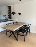 Cotton Oak Dining Table Extendable by S10Home