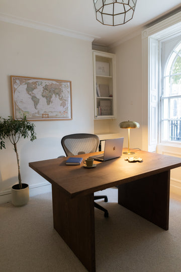 Windsor-Chocolate-Eiche-Tisch 140 cm (perfekt für das Büro) 