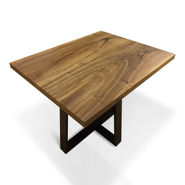 Walnuss-Quadrat-Bar-Tisch 