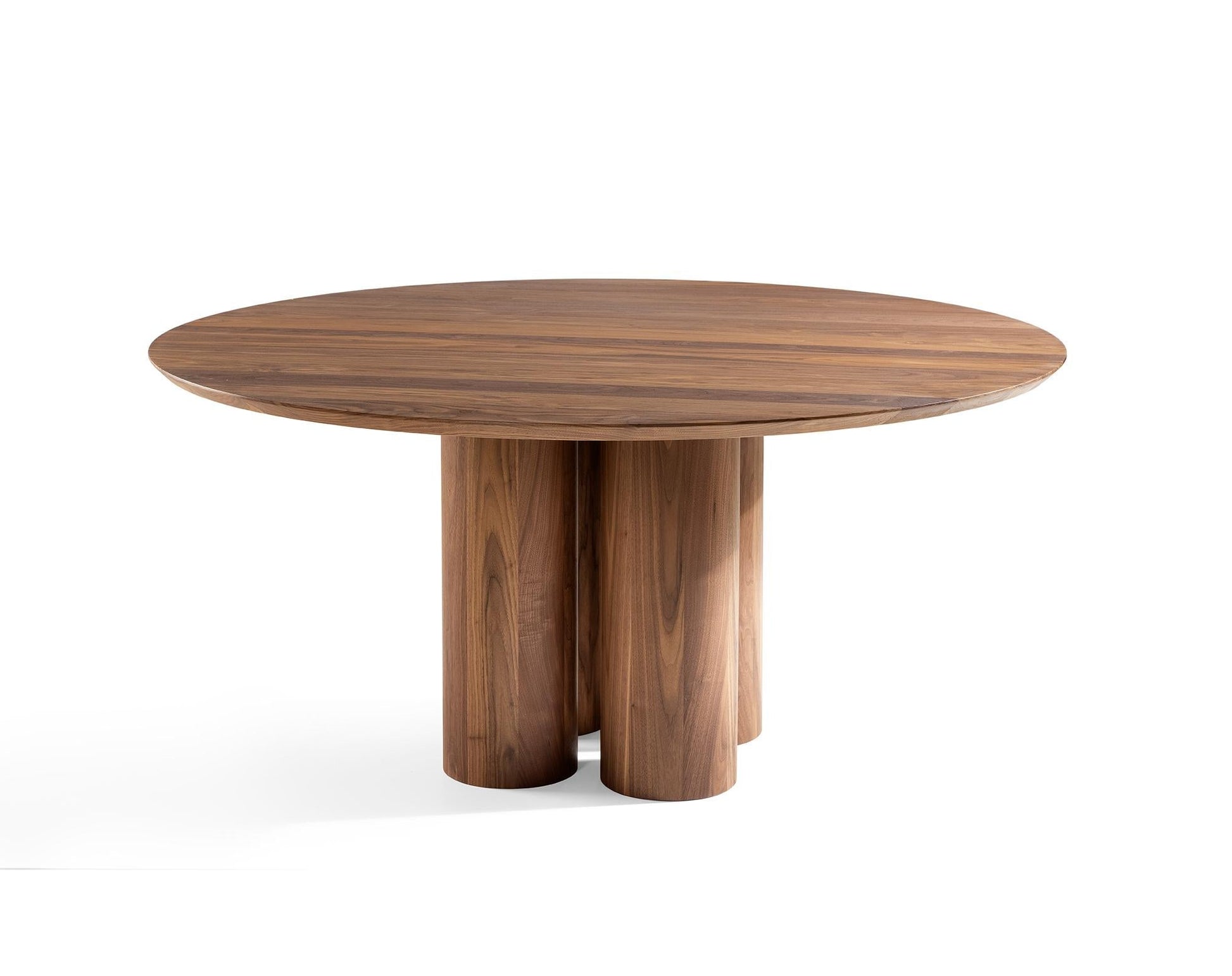 Ella Round Walnut Dining Table by S10Home