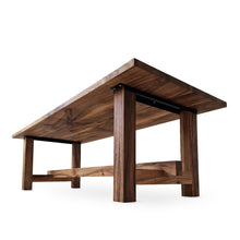 Rustic Extendable Walnut Dining Table S10Home