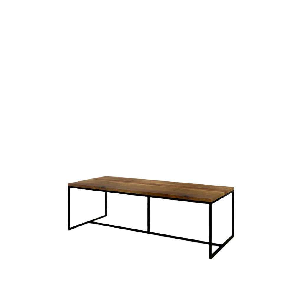 Metal Frame Table N1 in Walnut or Oak