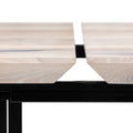 Cotton Oak Dining Table Extendable by S10Home