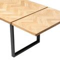 Pure Herringbone Dining Table Extendable - S10Home