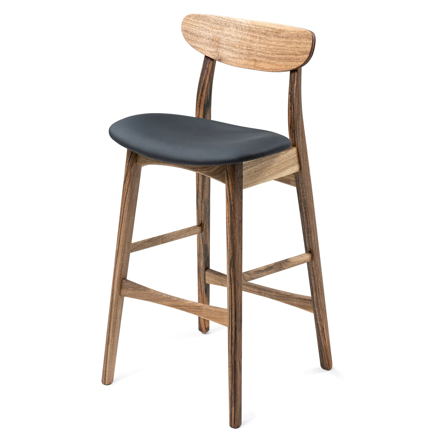 Walnut Bar Stool - S10Home