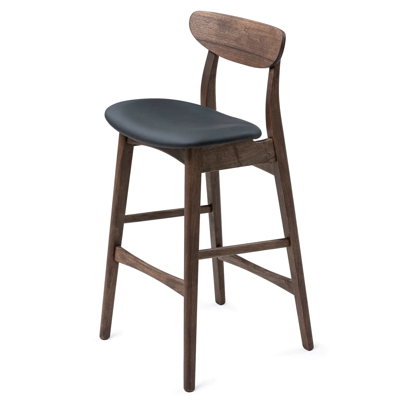 Walnut Bar Stool - S10Home