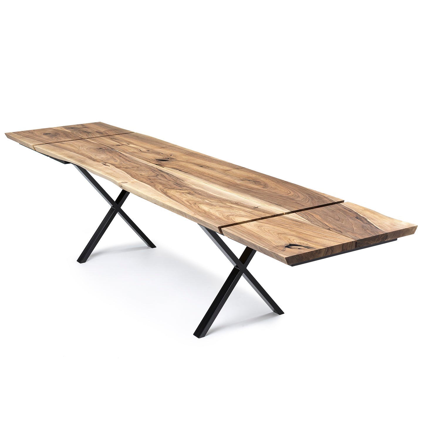 Eva Extendable Dining Table in Solid Walnut by S10Home