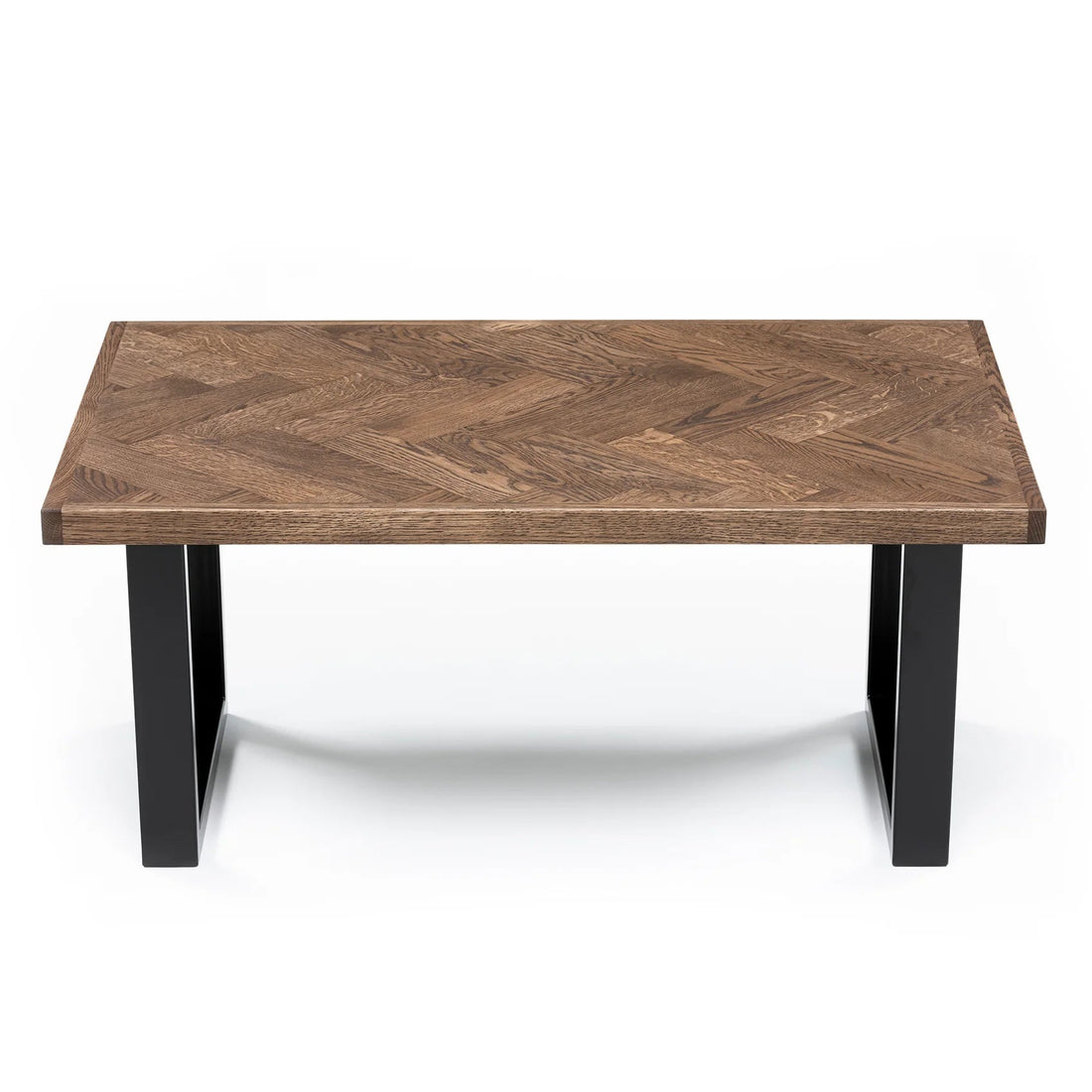 Chocolate Oak Herringbone Coffee Table 