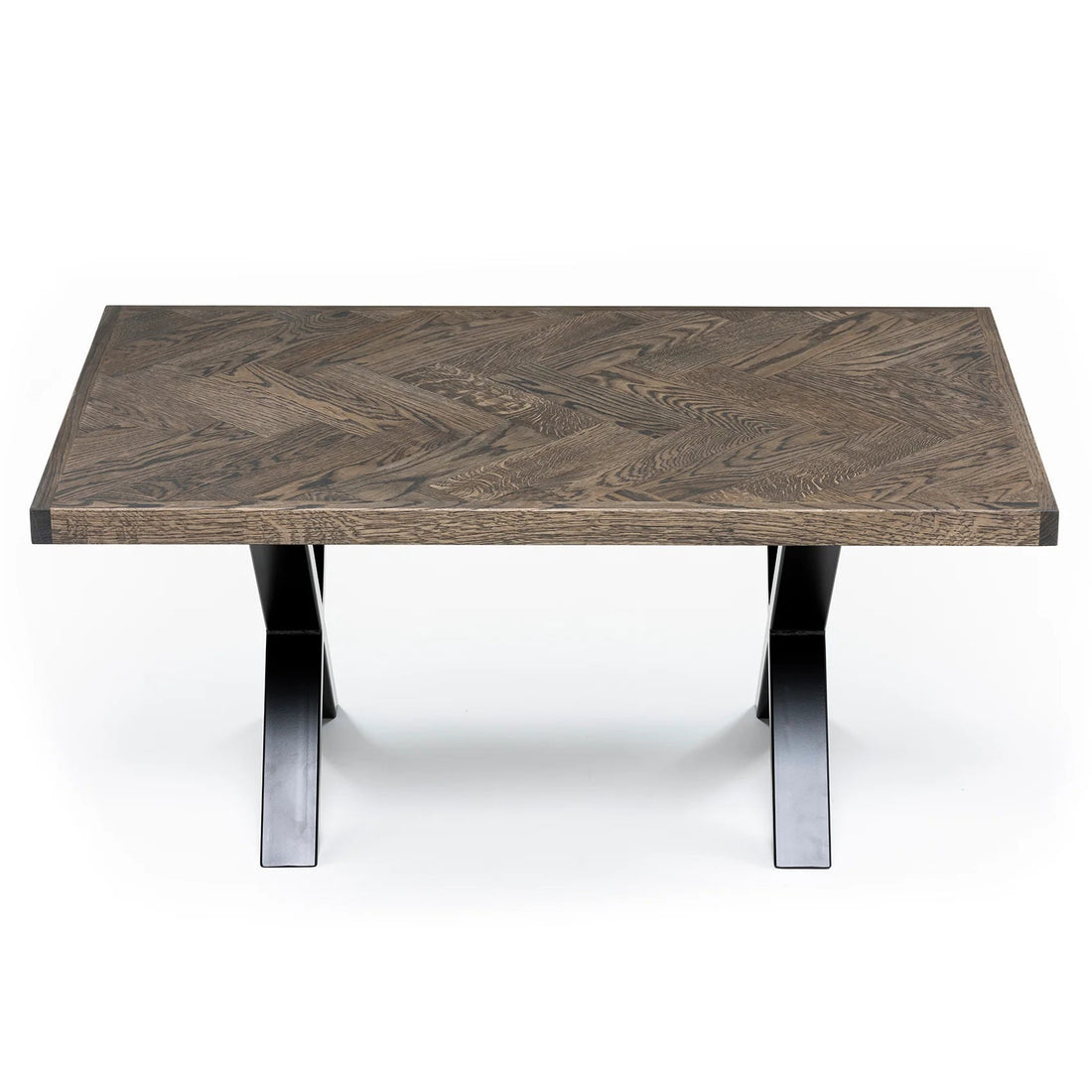 Charcoal Herringbone Oak Coffee Table 