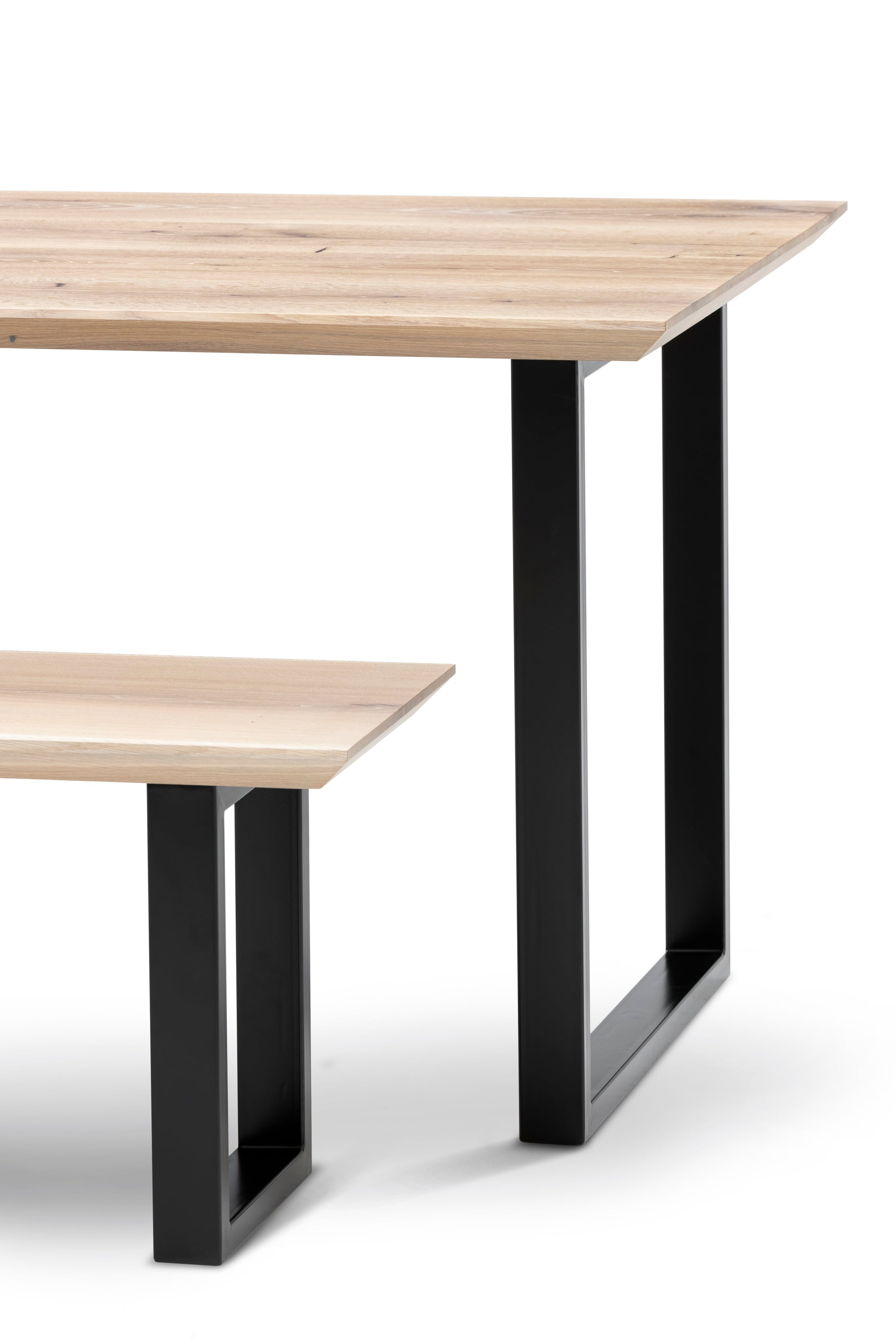 Cotton Oak Dining Table Extendable by S10Home