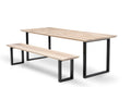 Cotton Oak Dining Table Extendable by S10Home