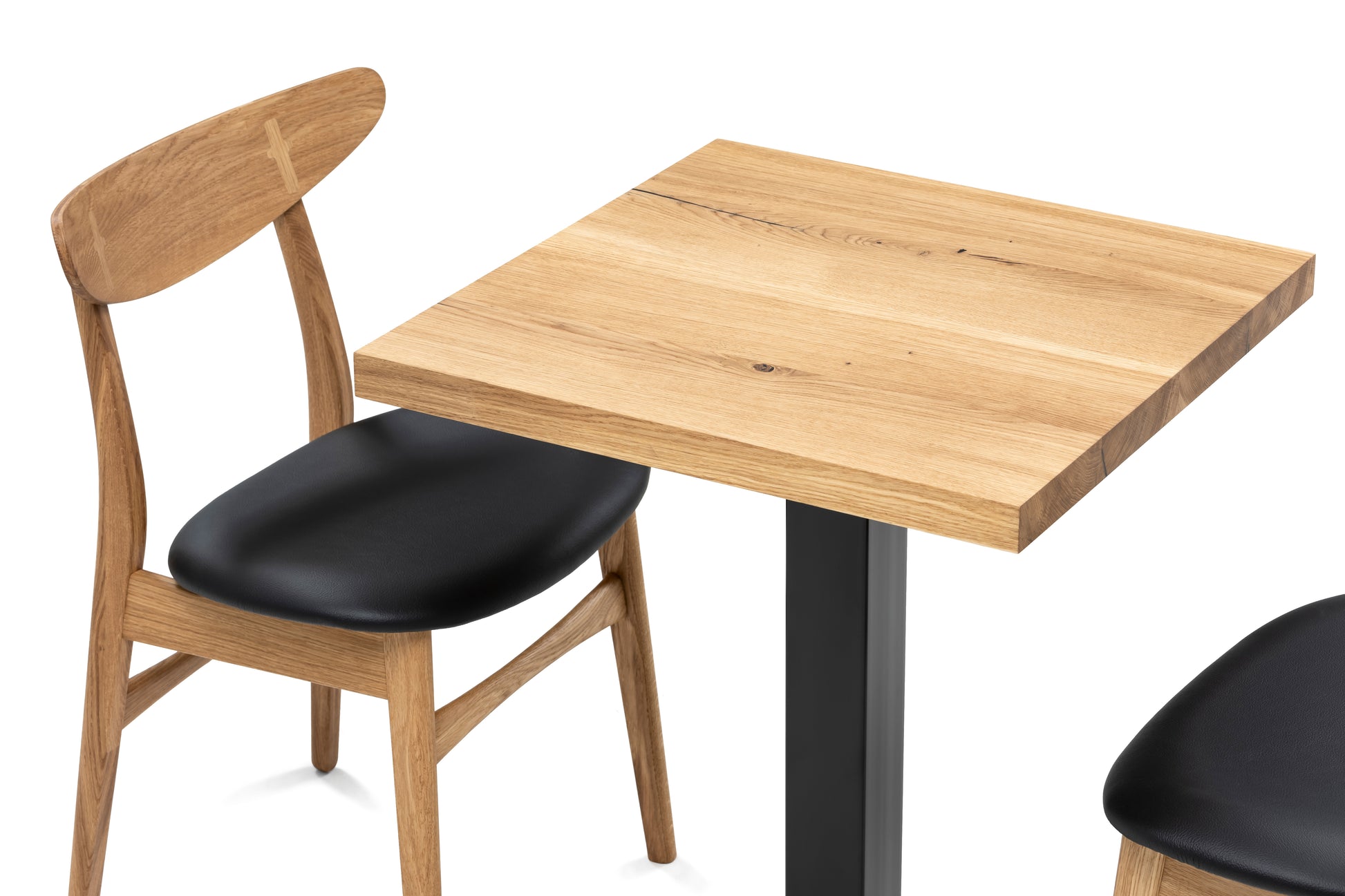 Square Oak Cafe Table by S10Home