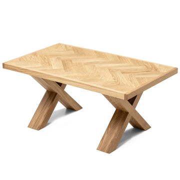 Herringbone-Eichen-Couchtisch | Massivholz | S10Home