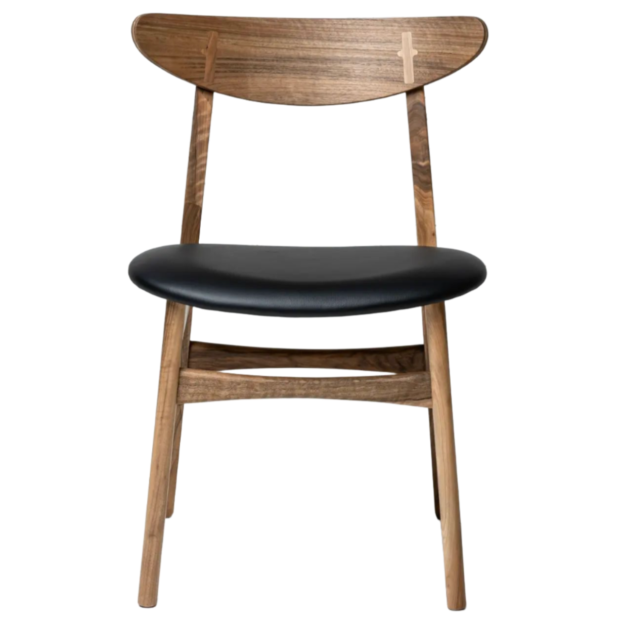 Eva Walnut Dining Chair Leather S10Home