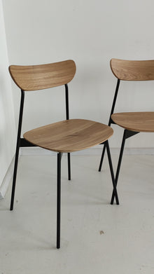 Aldo Dining Chair in Walnut or Oak by S10Home