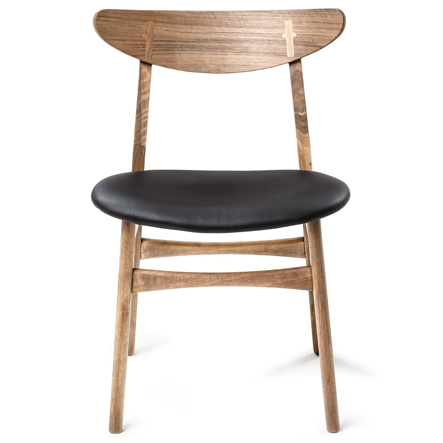 Eva Walnut Dining Chair Leather by S10Home