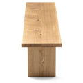 Natural Oak Bench by S10Home