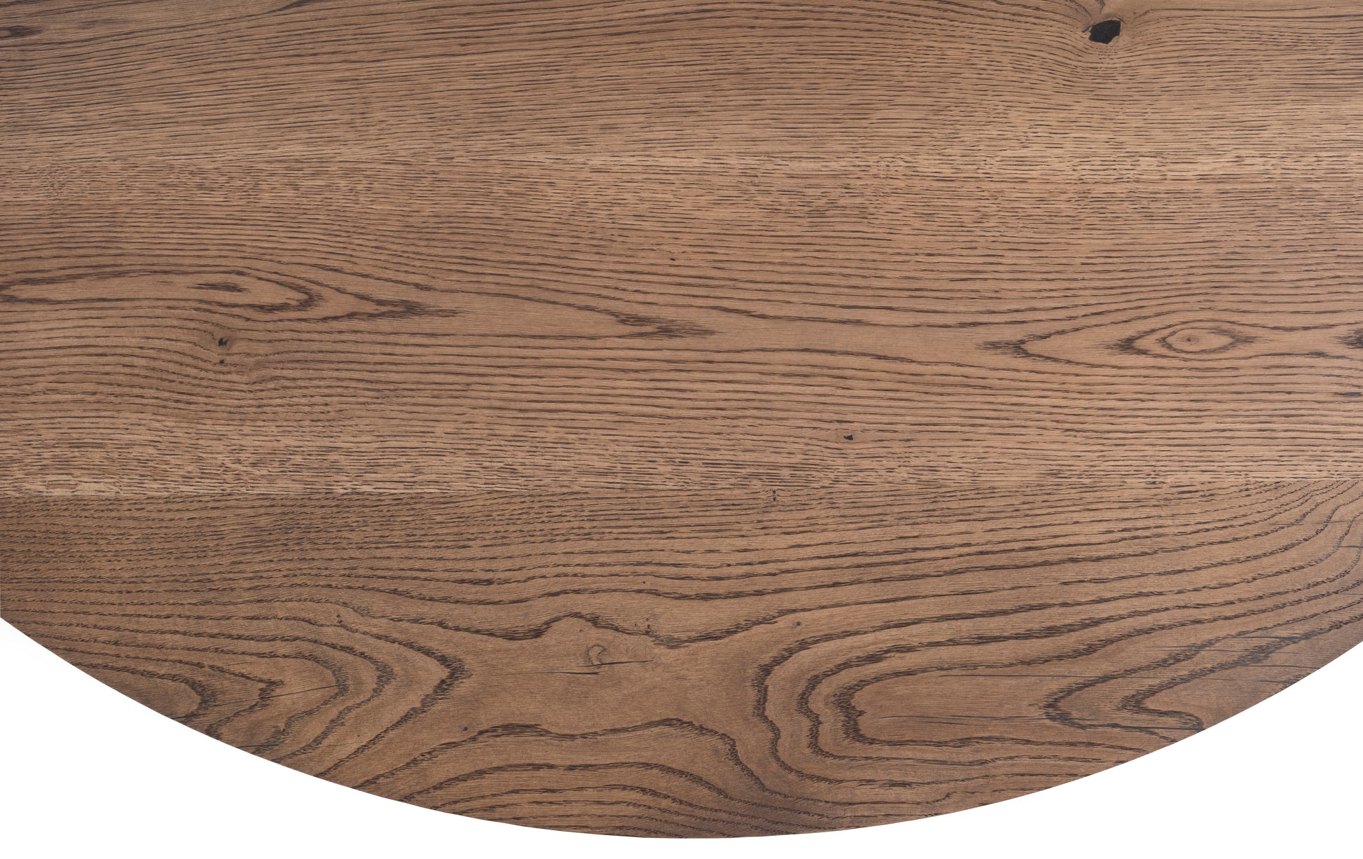 Round Dark Oak Dining Table Extendable by S10Home