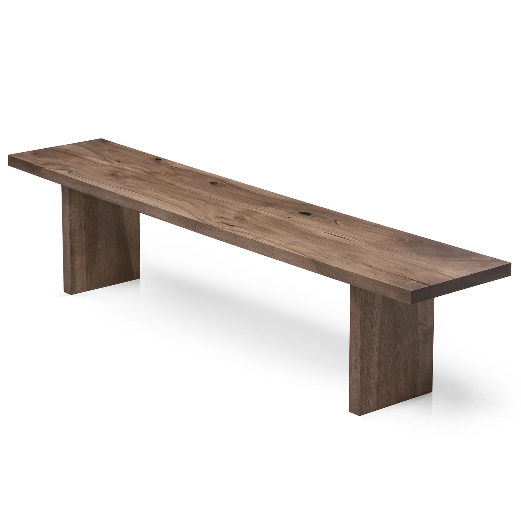 Walnut Bench, Chocolate, 2-6 Seater, Dining Bench 