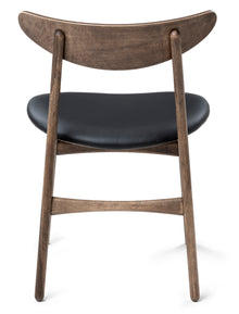 Eva Walnut Dining Chair Leather by S10Home