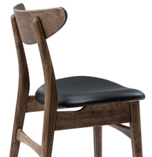 Eva Walnut Dining Chair Leather by S10Home